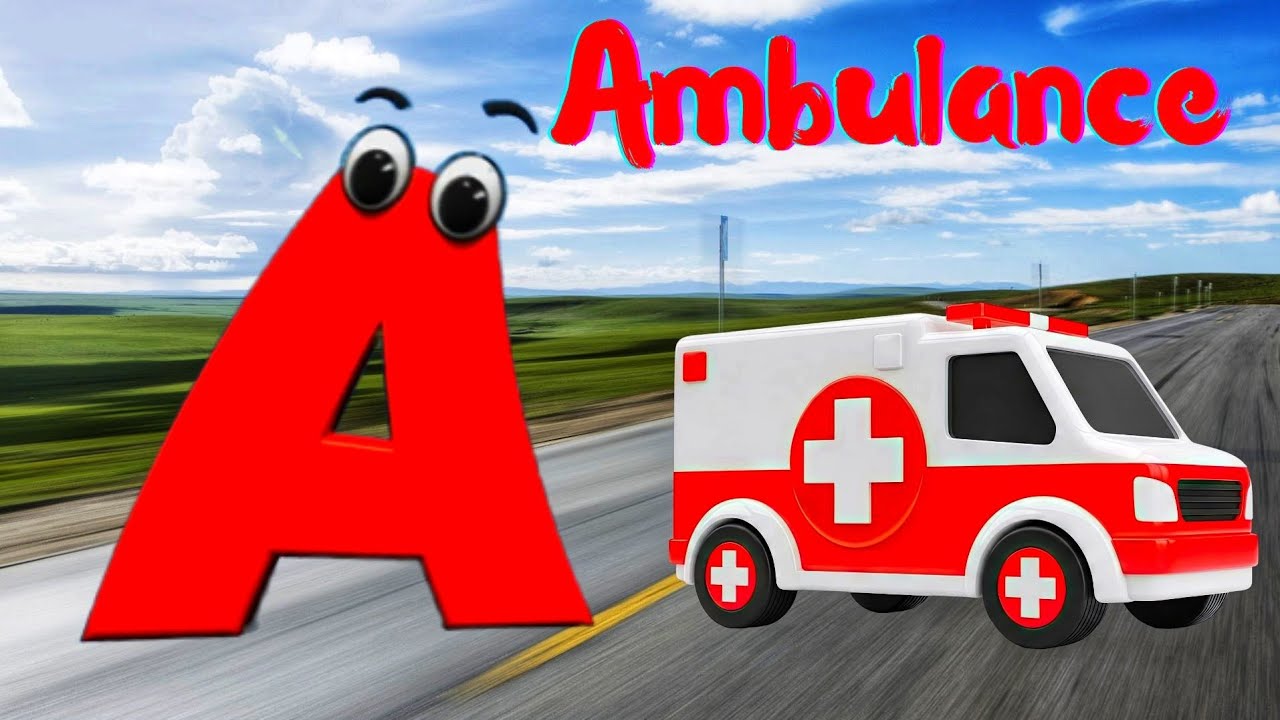 Transportation for phonics song | for Learning videos ABC song | Nursery rhymes | ABC phonics song