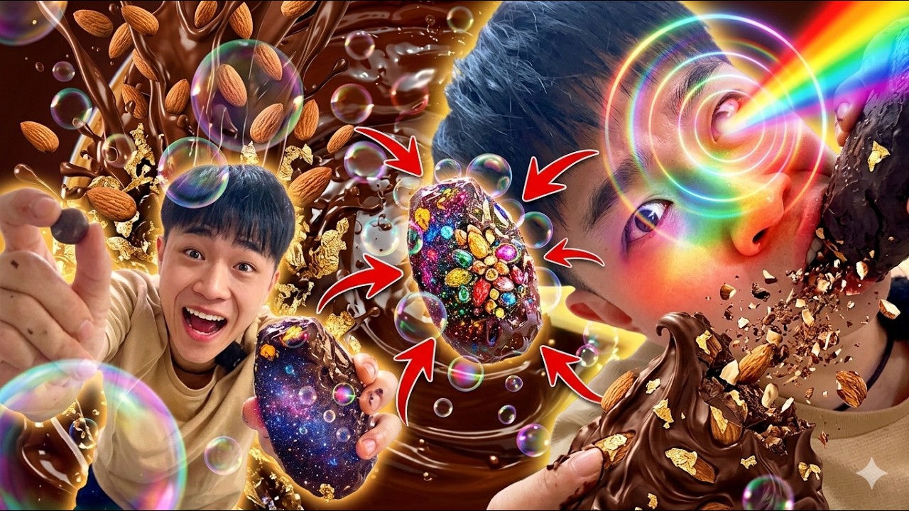 Как приготовить шоколад с миндалем!!