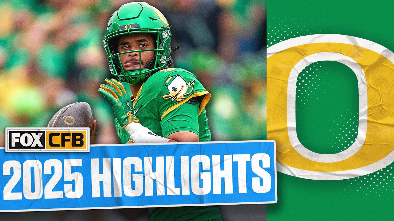 Dante Moore 2025 Oregon Ducks Season Highlights 🏈 FOX College Football