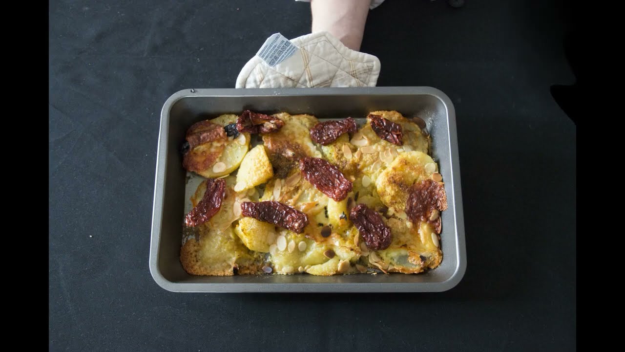 PATATE AL CURRY E POMODORI SECCHI