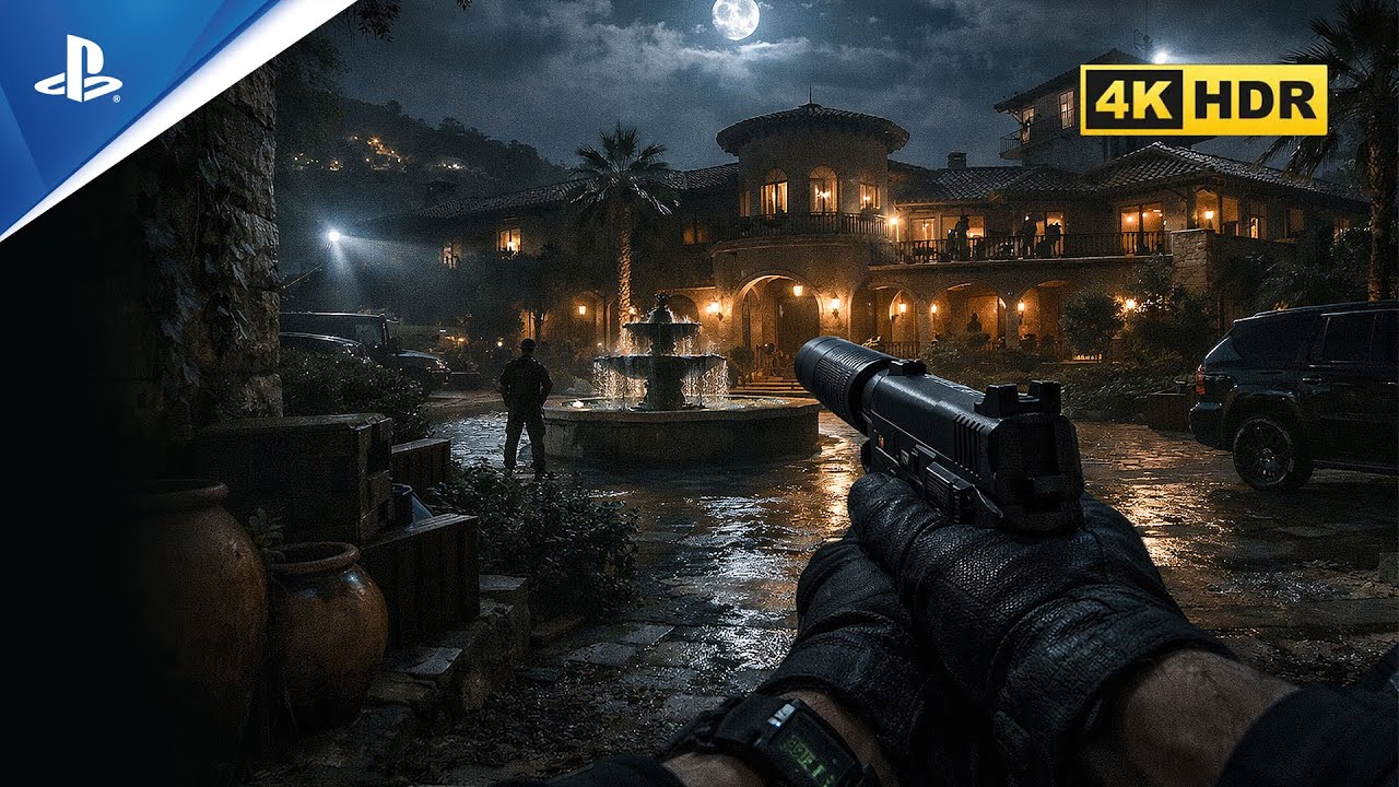 PS5) Killing Mexican Carte Boss in His Mansion | Ultra Realistic Gameplay [4K60FPS] Call of Duty