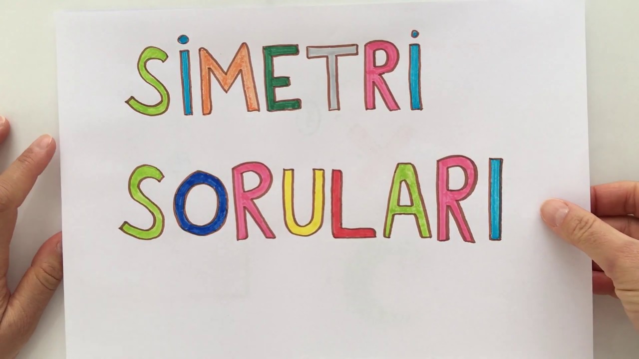 4 Matematik / Simetri Konusu Özel Sorular