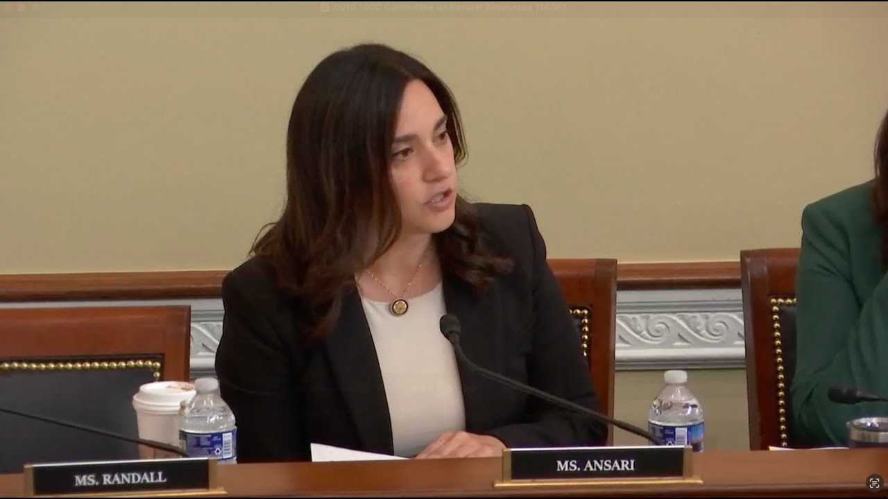 Rep. Ansari on Renewable Energy at House Committee on Natural Resources