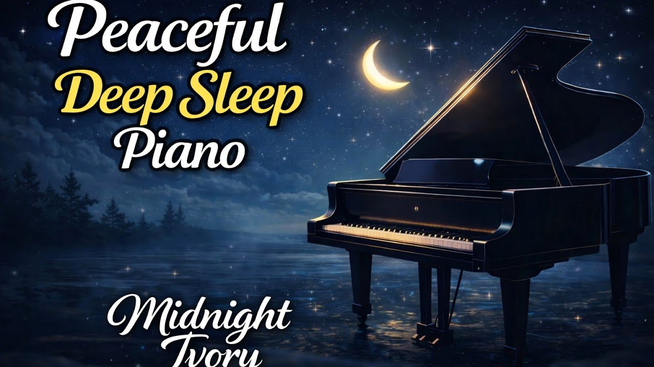 Relaxing Sleep Music, Relaxing Music, Peaceful Deep Sleep Piano, Calm Night Piano Music for Stress.