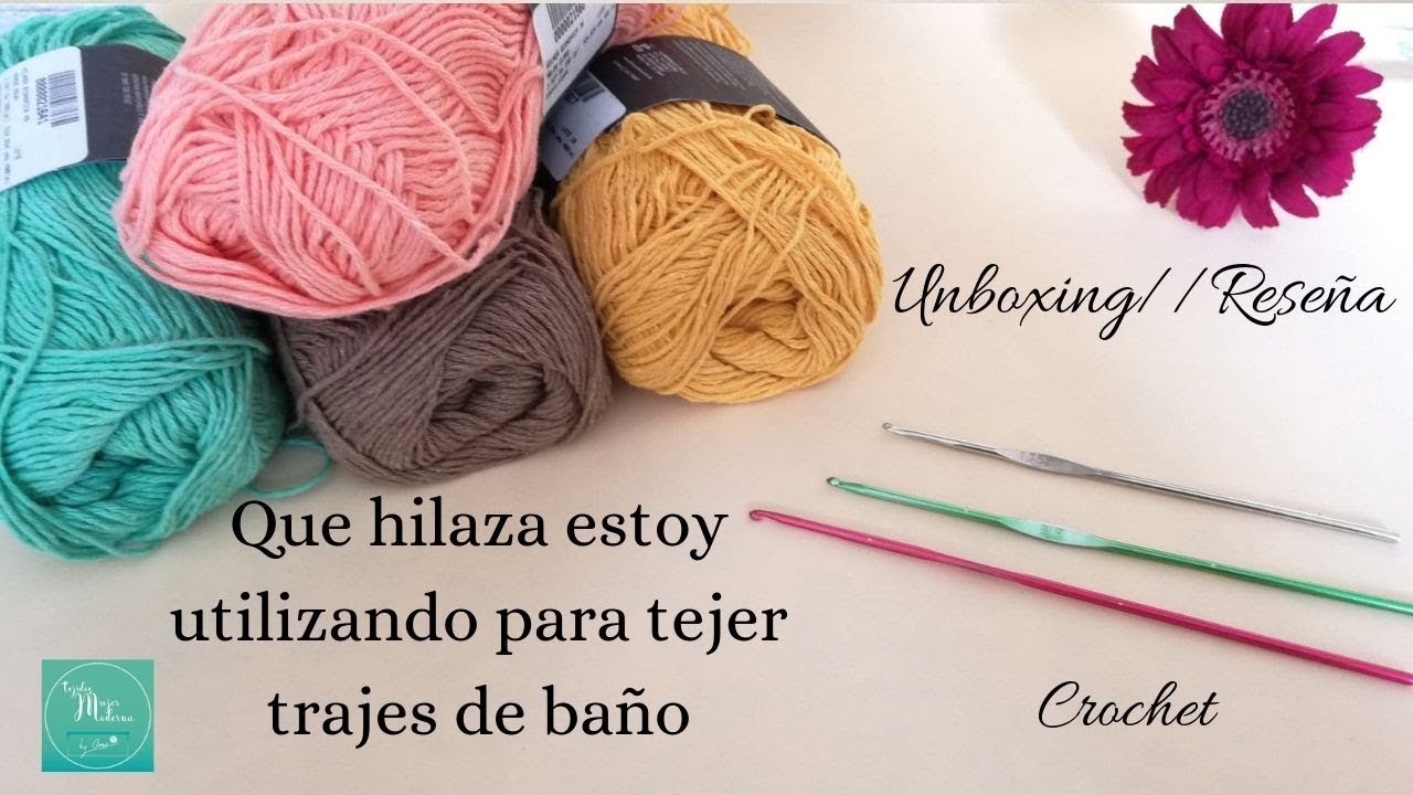 1er  RESEÑA:  HILAZA PARA  TEJER TRAJES DE BAÑO  a Crochet