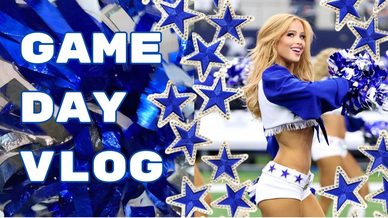 Видеоблог игрового дня | Чирлидер «Далласских ковбоев» | «Львы против ковбоев»