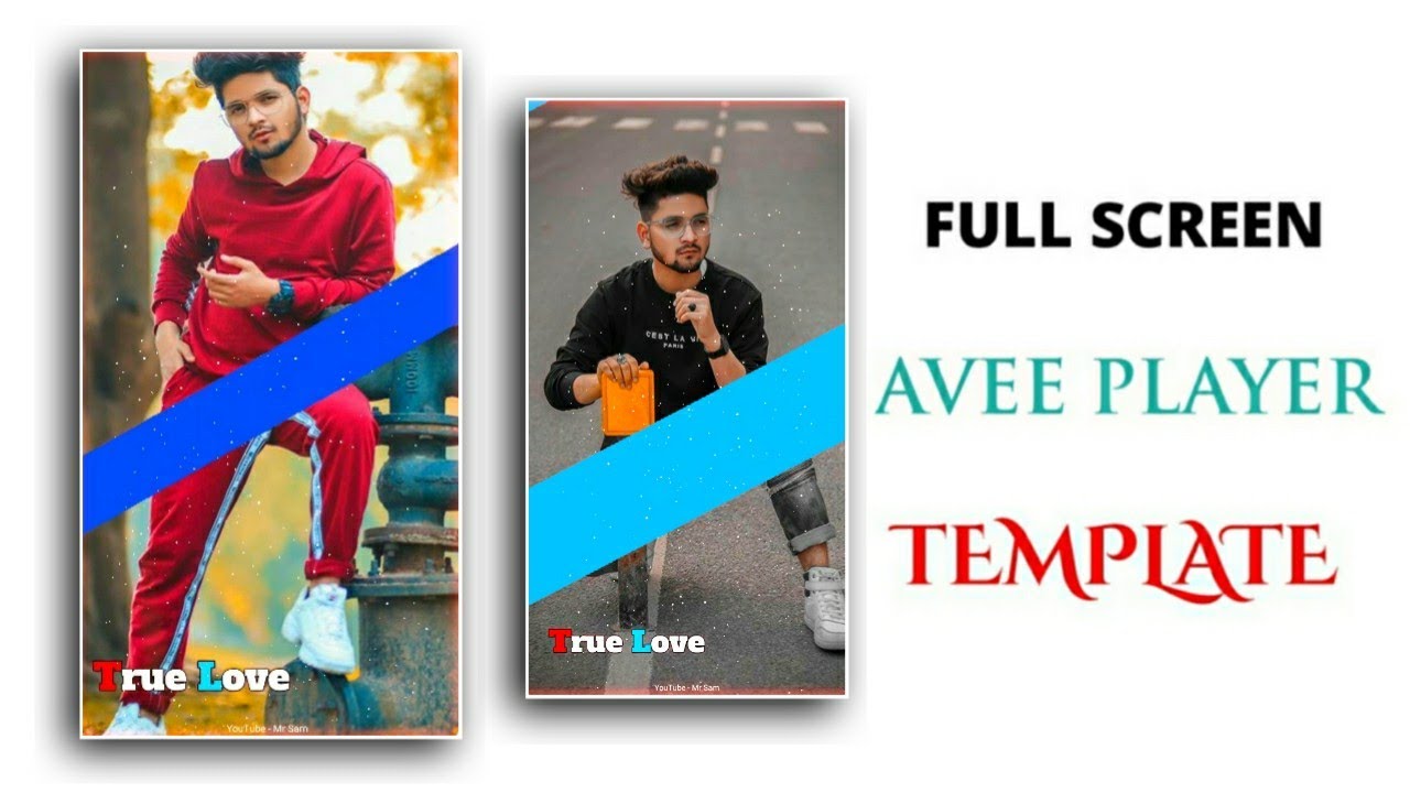 🔥Avee player template #Fullscreen | Avee player template download |Color Change Status Kaise banaye