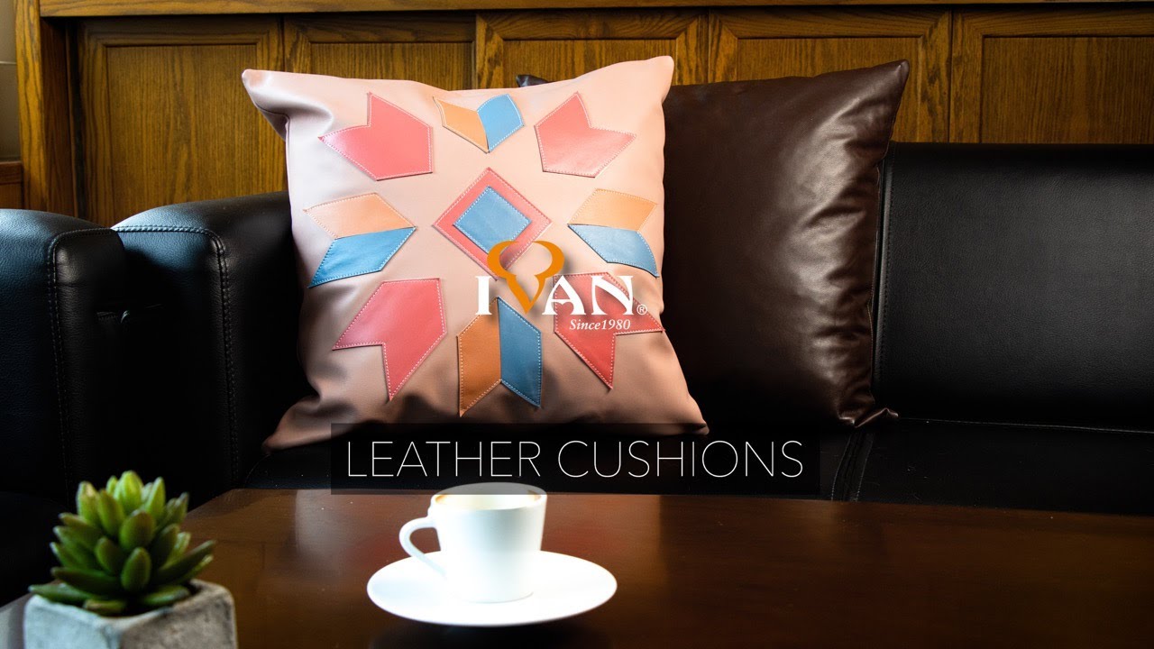 Leather Project: DIY Leather Cushion | FREE PATTERN