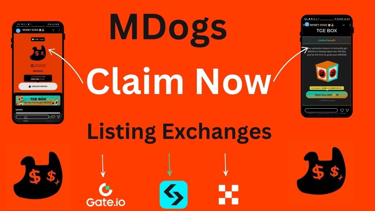 Money Dogs Live Withdraw || MDogs Claim Now || Moneydogs Listing Big Exchanges