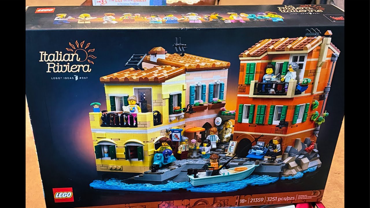 Onebrickatatime is live! Building the Italian Riviera. Part 4