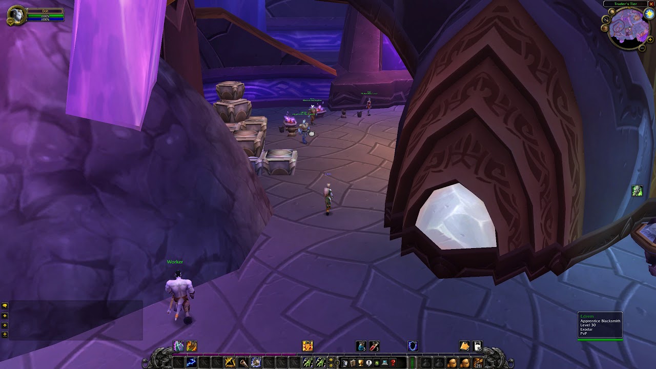 From where to buy Blacksmithing Hammer in Exodar, WoW TBC