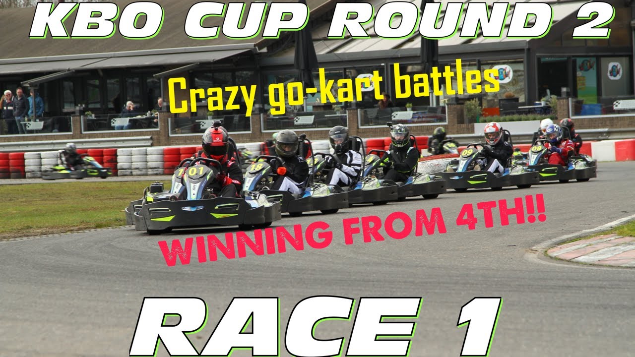 A crazy go-kart race and I WON IT!! KBO Cup Oldenzaal | Round 2 | Race 1 | kartbaan Oldenzaal
