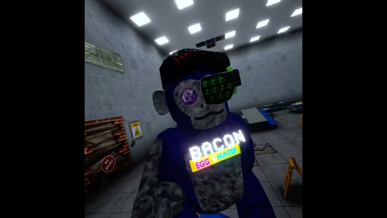 Playing some more scary baboon