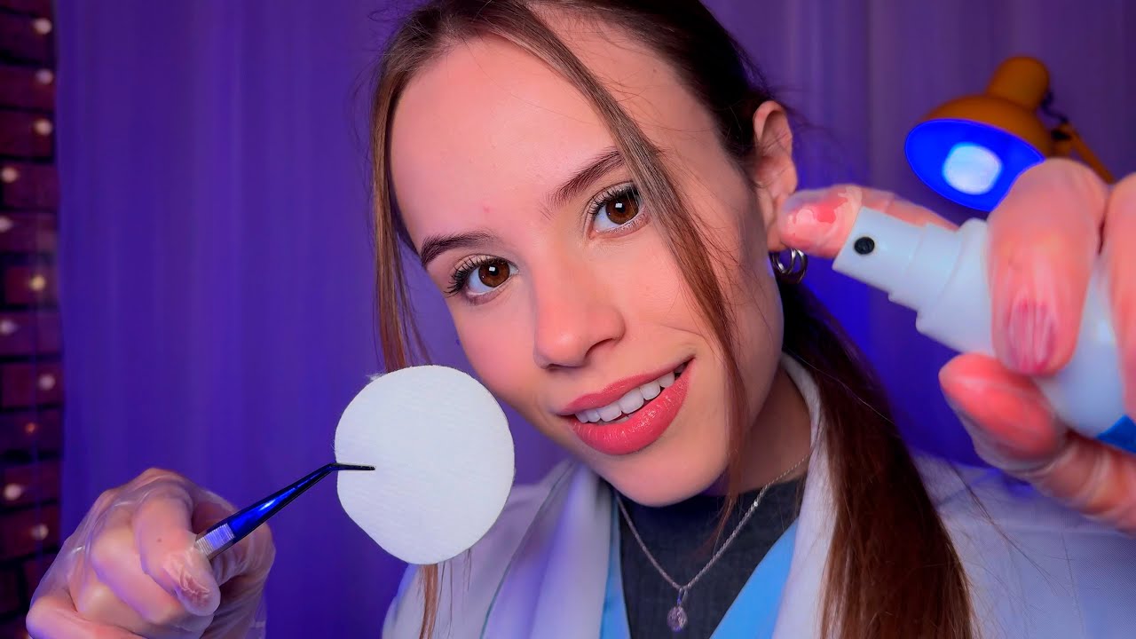 ASMR sua Enfermeira particular realiza os cuidados de enfermagem MAIS RELAXANTES em você
