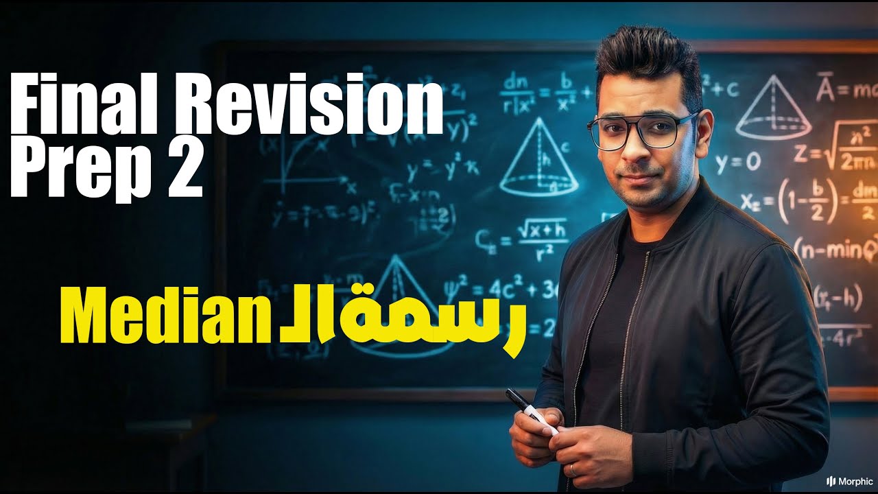 Math Prep 2 |  Final Revision | رسمه الـ Medians