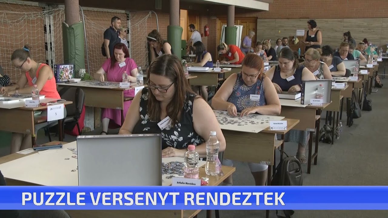 Puzzle versenyt rendeztek
