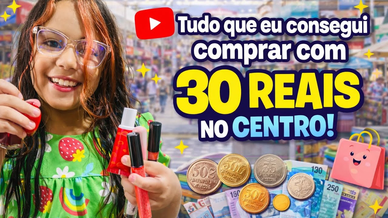 30 no Centro de SP: quantos gloss eu consegui comprar?