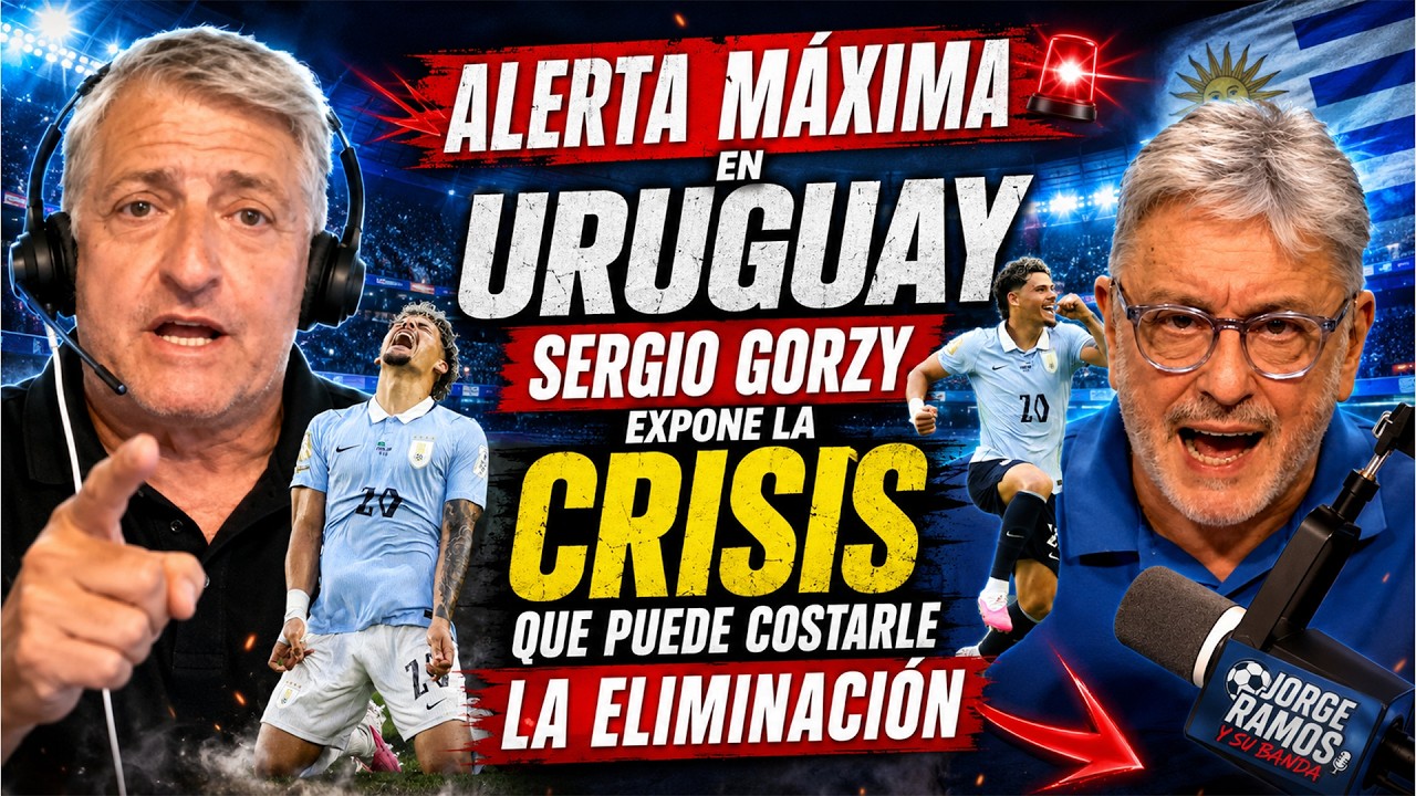 🚨Alerta m&aacute;xima en Uruguay: Sergio Gorzy expone la crisis que puede costarle la eliminaci&oacute;n |MUNDIAL