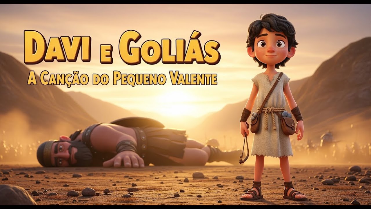 Davi e Golias – Música Infantil Bíblica Animada | Canções Que Contam