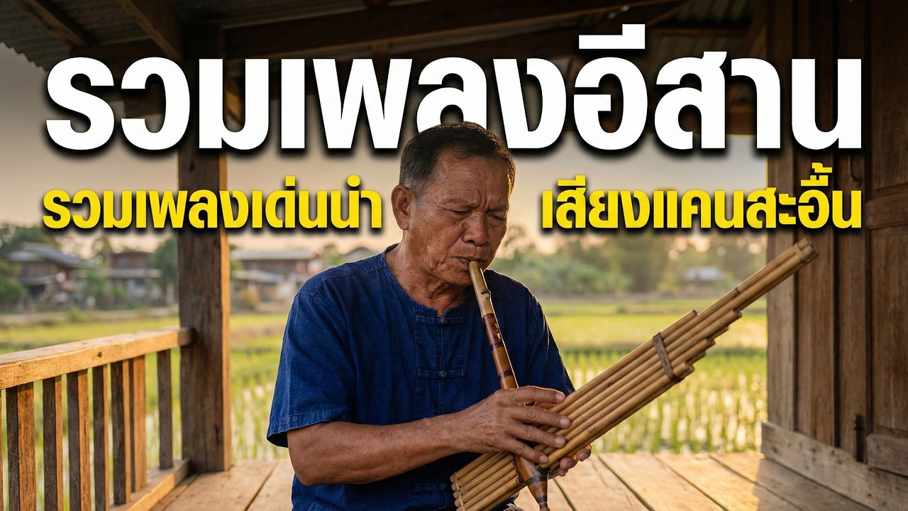 รวมเพลงอีสาน ฟังยาวๆเพลินๆ