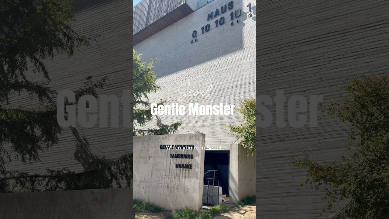 Gentle monster store tour 