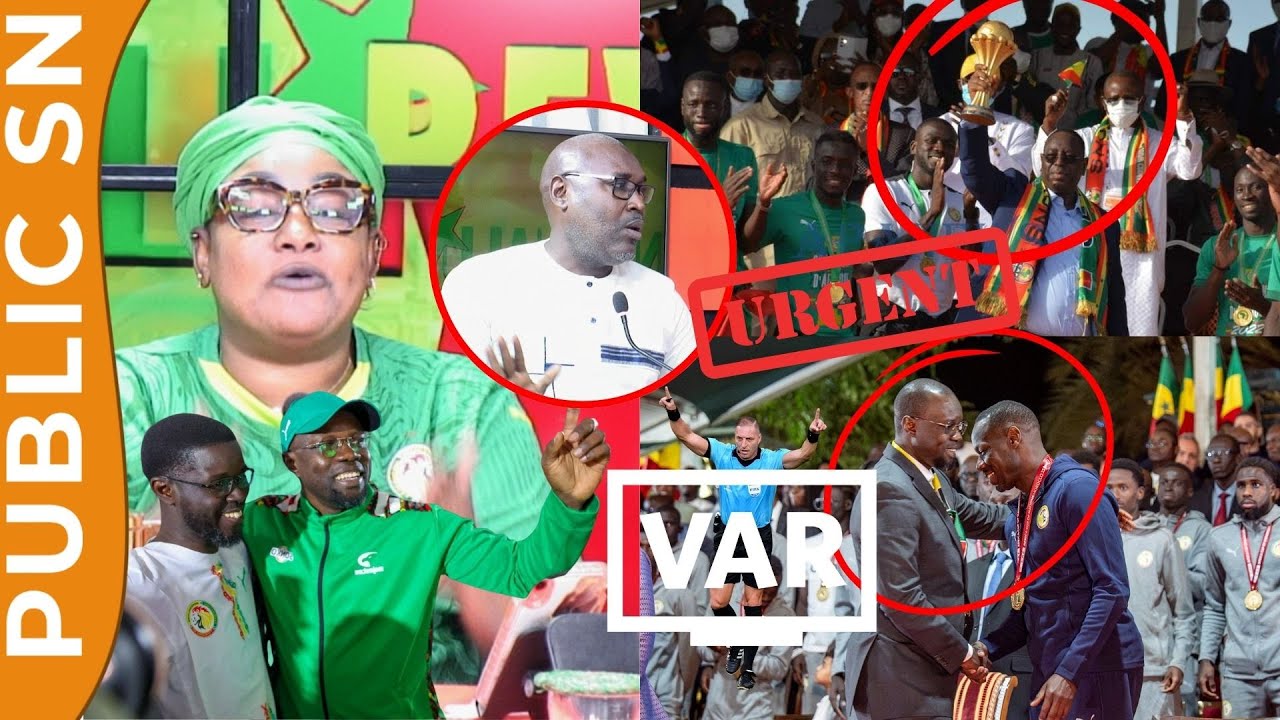 Victoire des lions et réception au palais,Adf Var Sonko