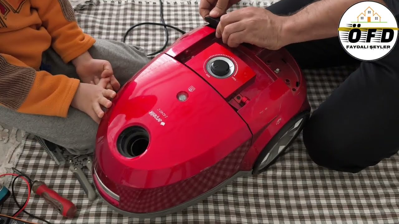 Elektrikli süpürge tamiri nasıl yapılır elektrikli süpürge sökme takma #video #newvideo #diy #repair