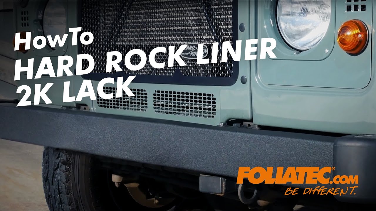 HowTo - Hard Rock Liner in der Dose - FOLIATEC.com