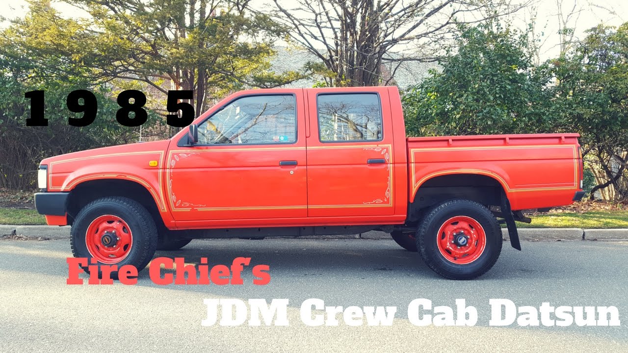 1985 Nissan Datsun Pickup Crew Cab 4x4 5 Speed JDM Import