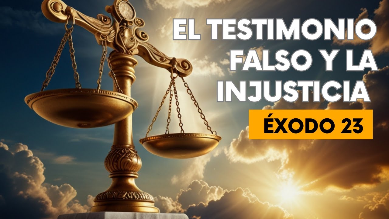El Testimonio Falso y la Injusticia. (&Eacute;xodo 23)