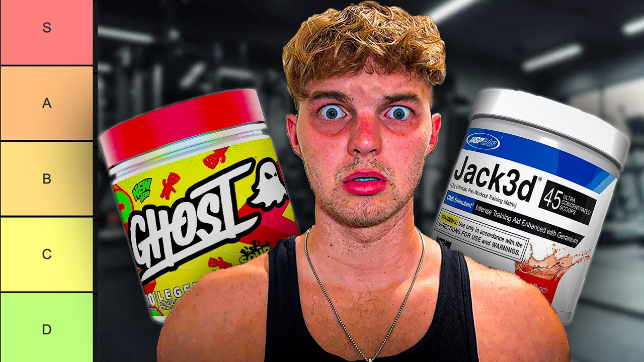 Ranking EVERY Pre-Workout (WORST to BEST)
