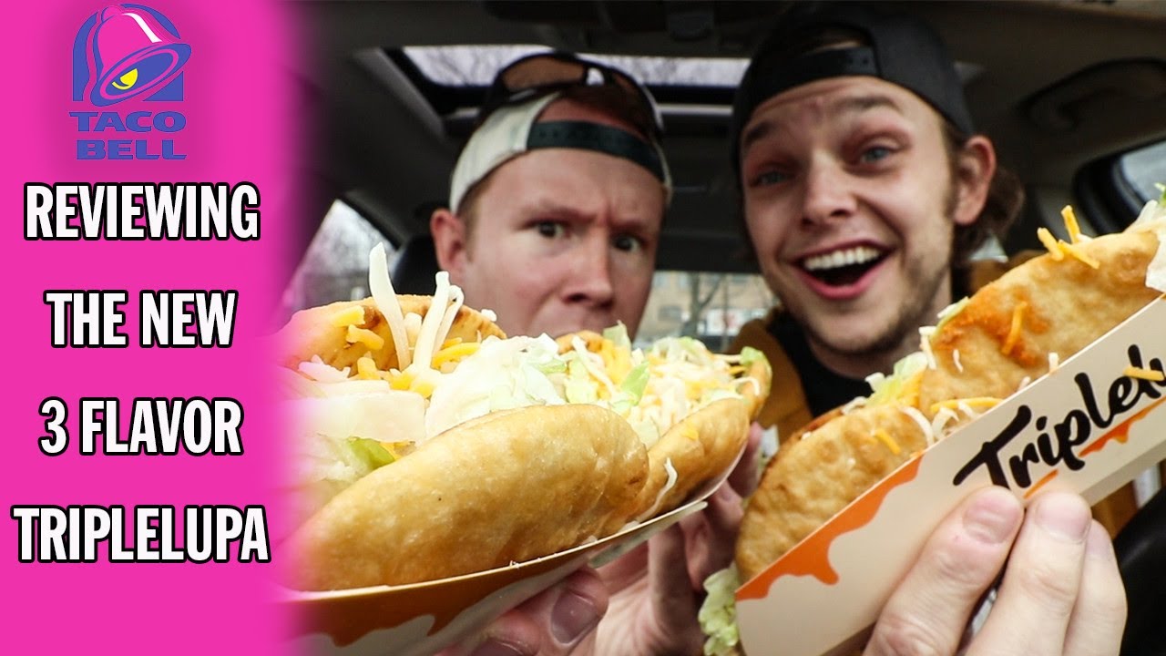 Reviewing the NEW Triplelupa From Taco Bell!