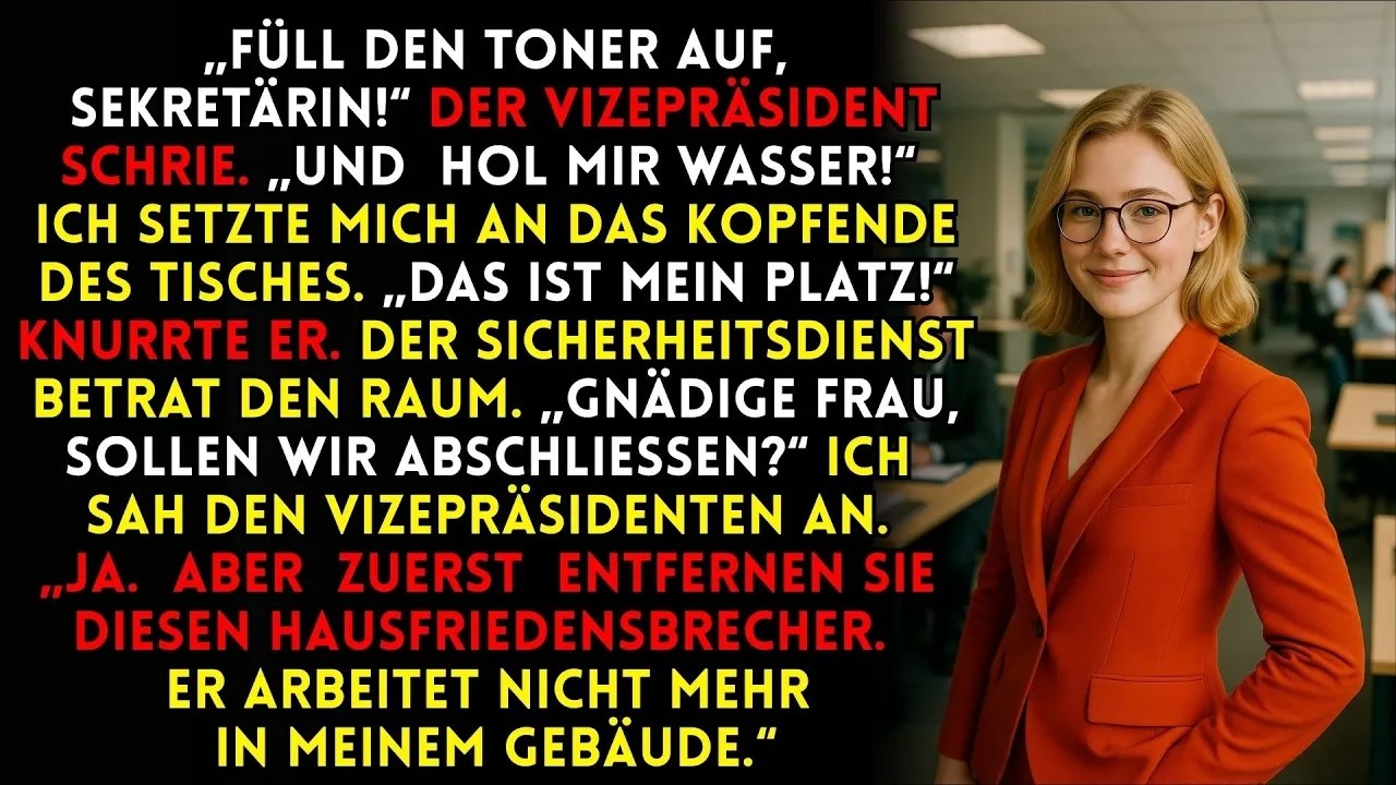 Sekretärinnen-Rache Im Konzern： Ich Kaufte Das Gebäude Und Feuerte Meinen Chef...
