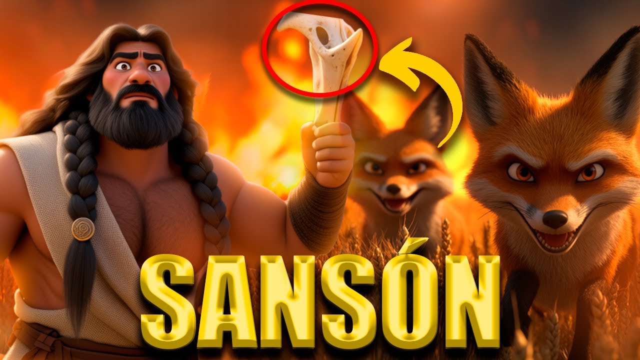 SANS&Oacute;N, La Historia del Hombre que Derrot&oacute; a 3.000 Enemigos | Biblia Animada