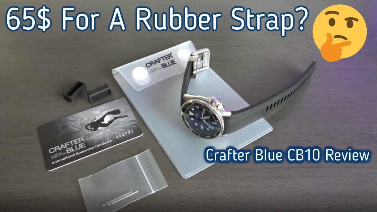 Crafter Blue Rubber Strap For Seiko SKX\5KX Review