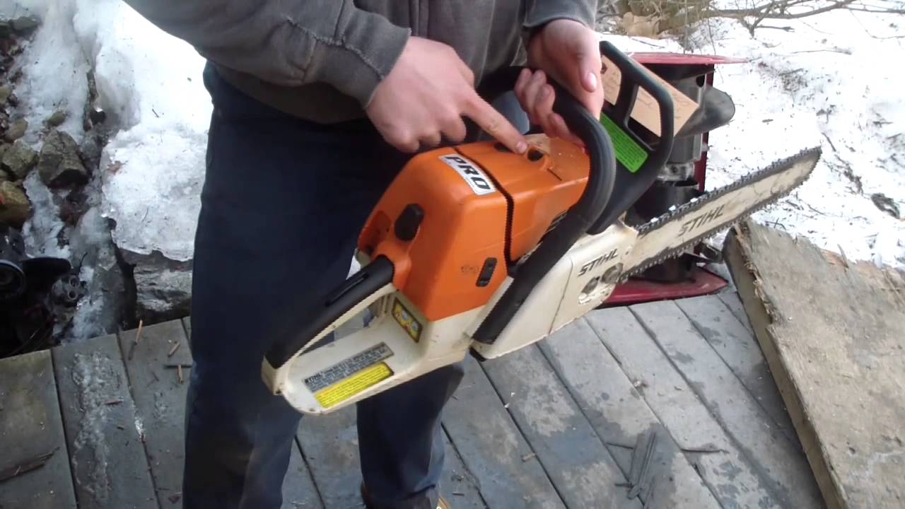 Stihl MS360 chainsaw