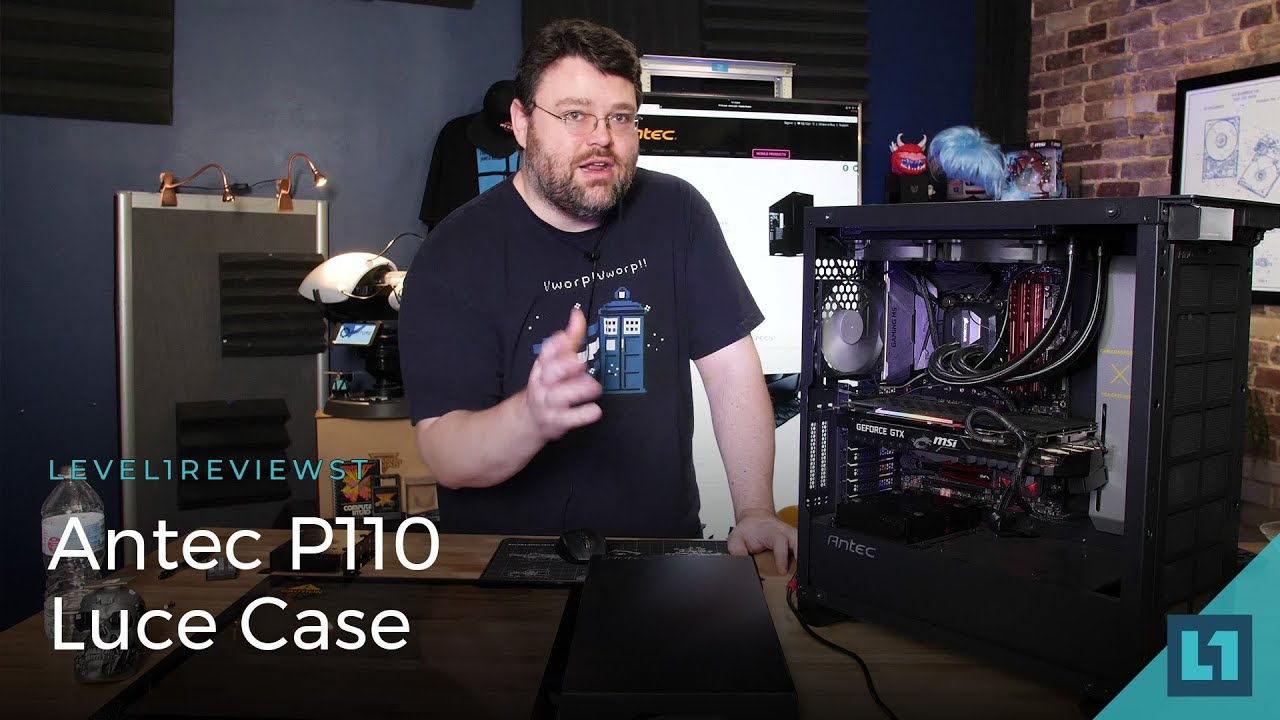 Antec P110 Luce Case Review + 8700k and MSI GTX 1080 Ti Gaming X build Trio