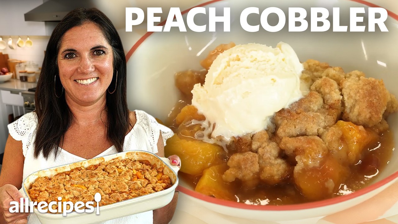 Как приготовить свежий южный персиковый коблер | Приступаем к кулинарии | Allrecipes.com