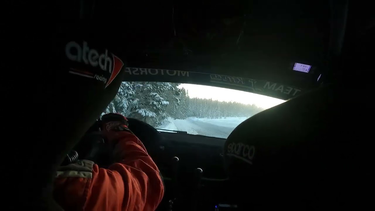 Hälsingerallyt 2024 Ss 1 Emil o Jessica