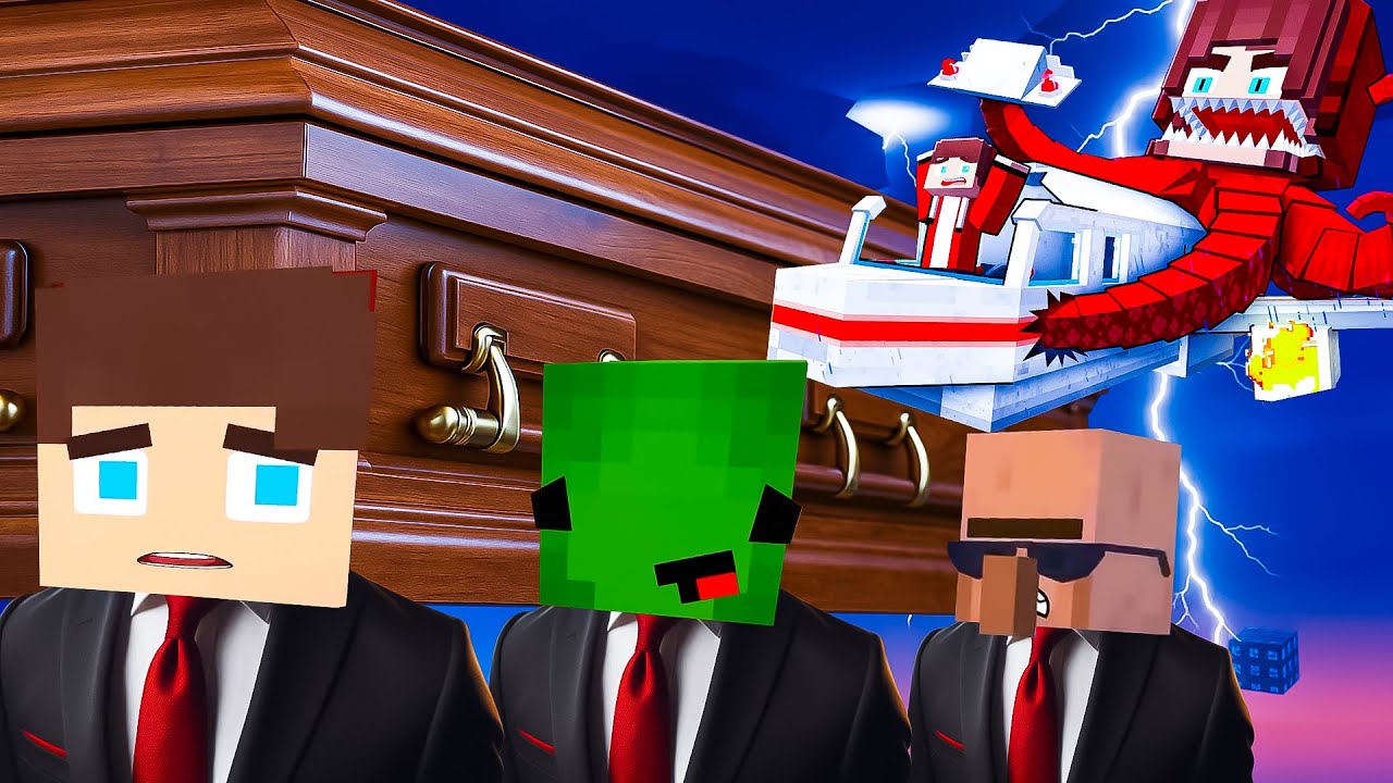 JJ`s Girl KRAKEN in Maizen Minecraft | Coffin Dance Song (COVER)
