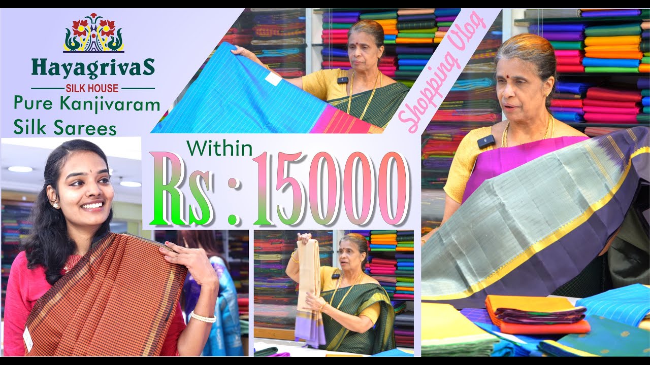 Pure Silk Sarees | Explore varieties at #hayagrivas | #sareeshopping shopping #chennaisarees #tnagar
