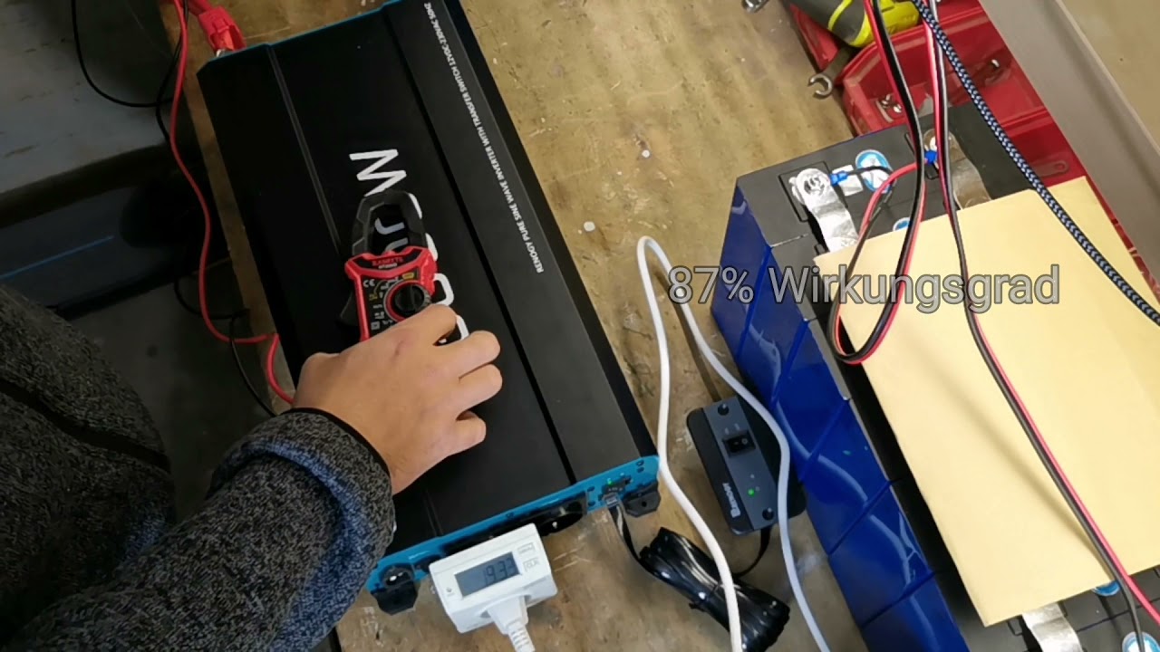 Renogy Wechselrichter 3000W (3kW) 12V mit Netzvorrangschaltung
