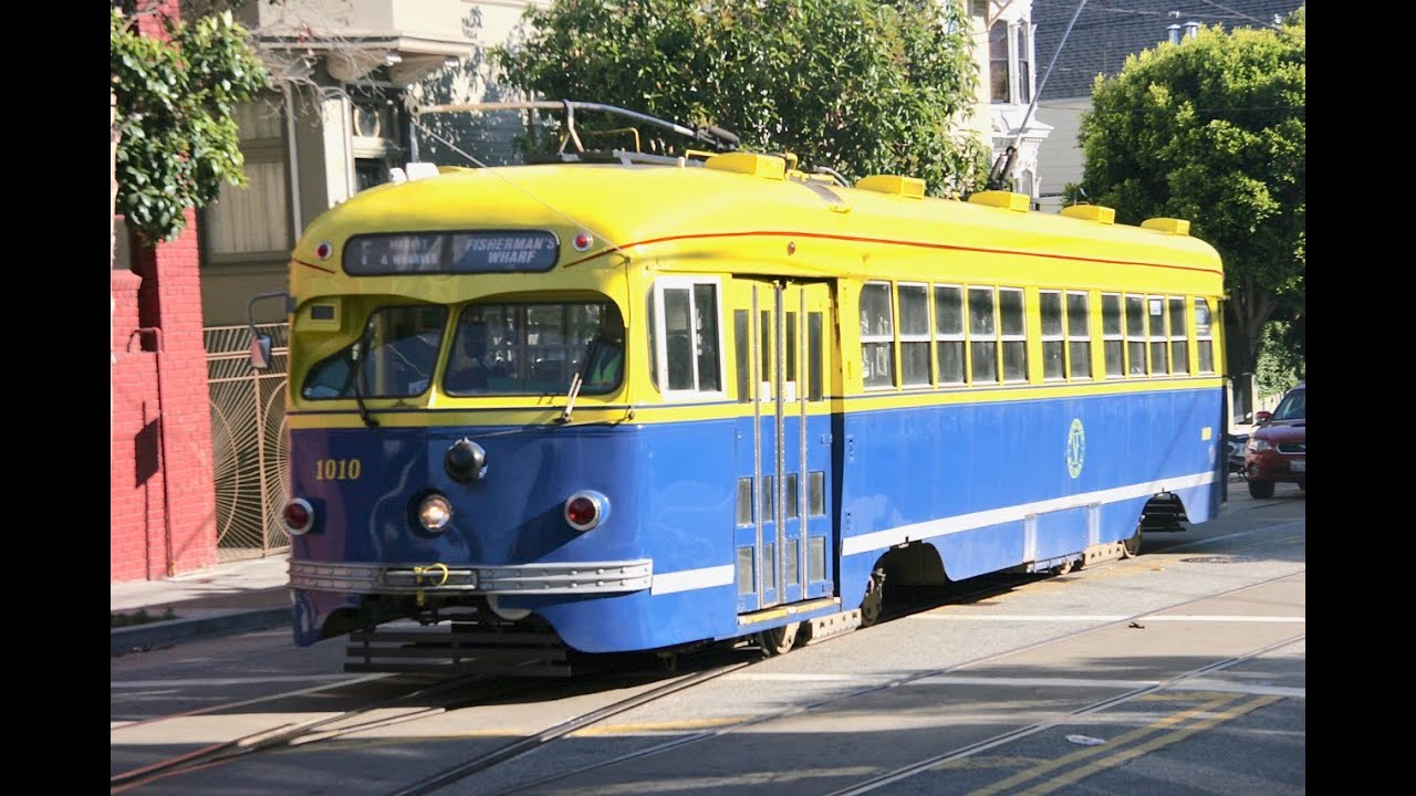 PCC trams double ended San Francisco