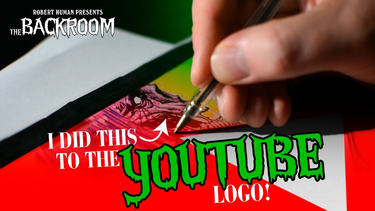 The Backroom Episode 1 - Using Sharpie Markers to Deface Youtube's Logo!