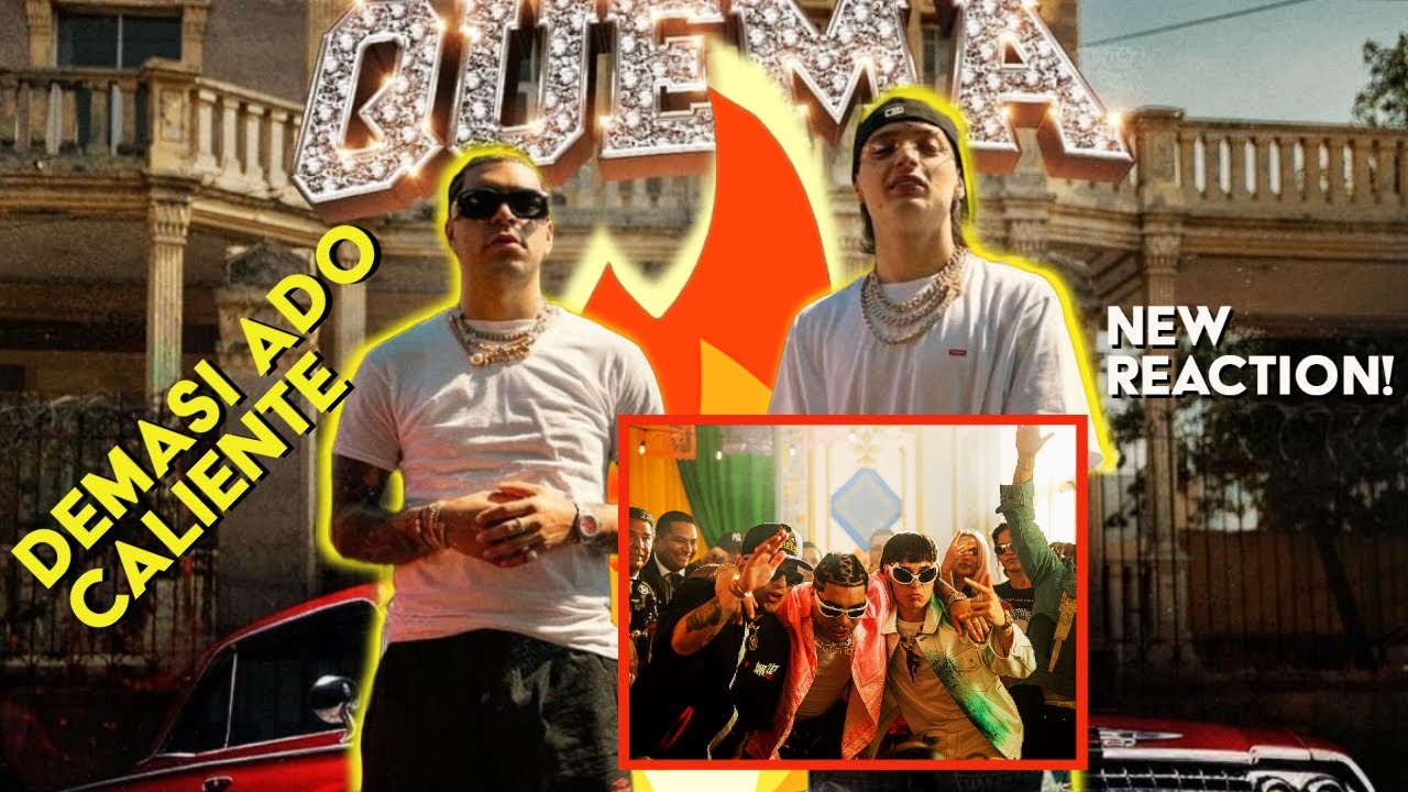 Hottest Reggaet&oacute;n Out Right Now! Ryan Castro, Peso Pluma - QUEMA 🔥 (REACTION) #gravitatingawaytv