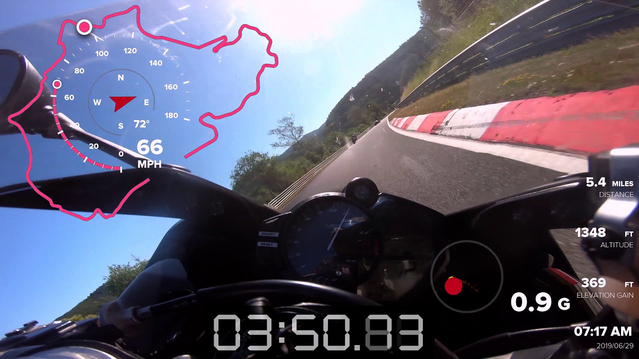 Yamaha R1 - Nurburgring 8:29 lap