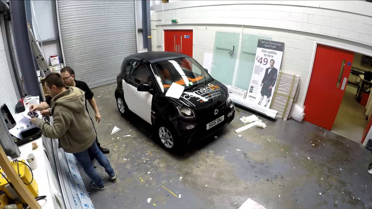 Camerashy Smart Fortwo Graphics by Signs Express Glasgow