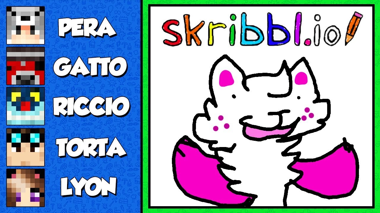 PORTO I MIEI AMICI A DISEGNARE SU SKRIBBL.IO!!!