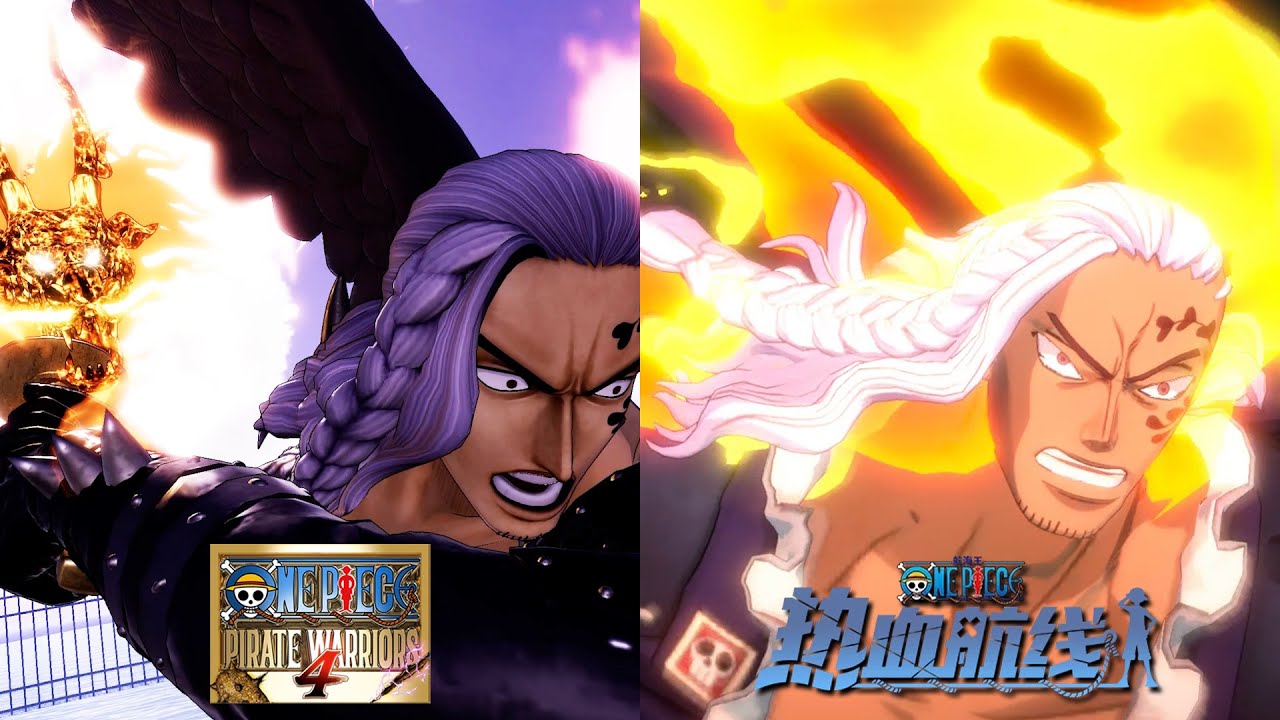 King Moveset Comparison (DLC) - One Piece Pirate Warriors 4 Vs One Piece Fighting Path