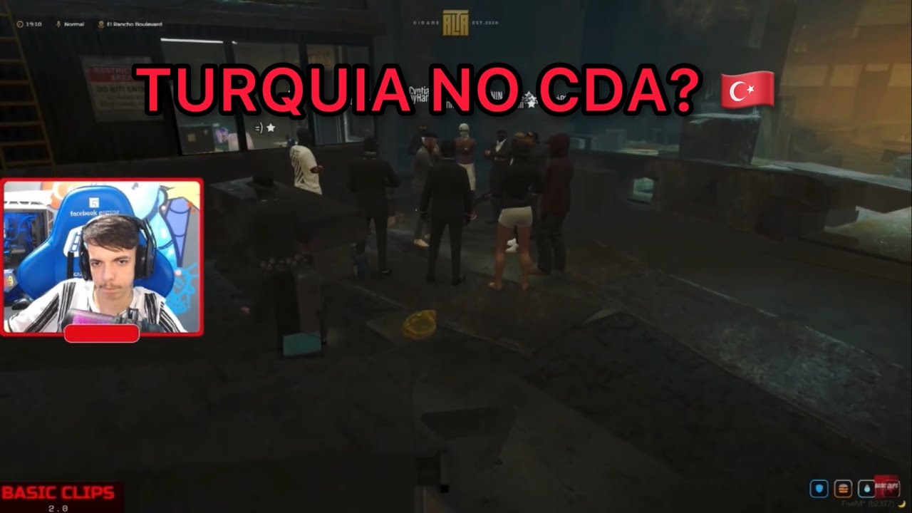 TURQUIA FOI CHAMADA PRA ENTRAR NO CDA 🇹🇷  BK CLIPS GTA
